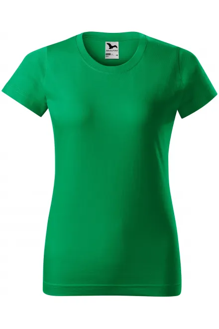Tricou simplu pentru femei - iarba verde, XS