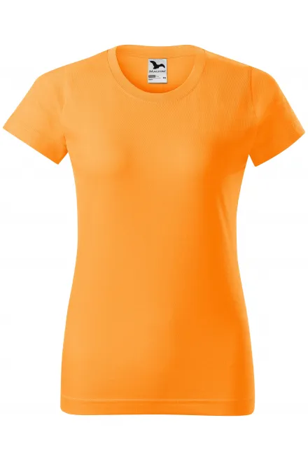 Tricou simplu pentru femei - mandarin, XS