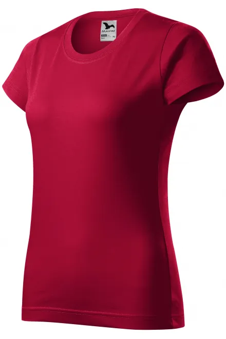 Tricou simplu pentru femei, marlboro roșu