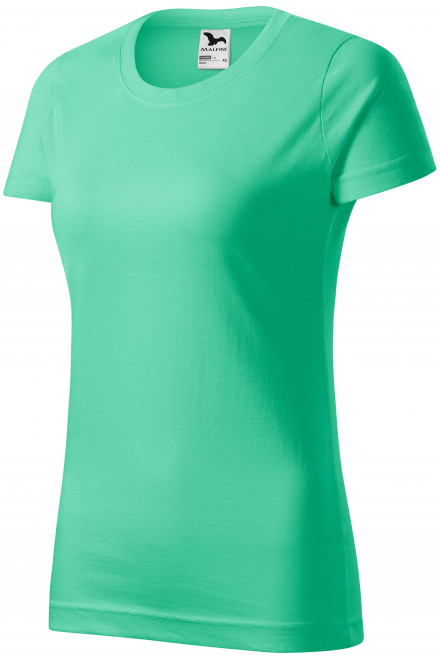 Tricou simplu pentru femei, mentă, tricouri verzi