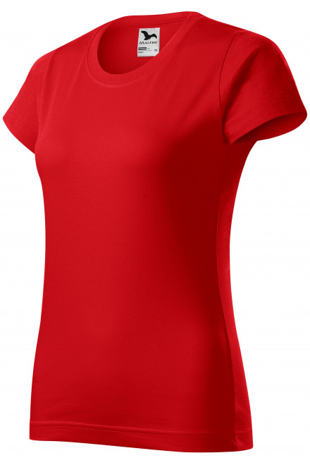 Tricou simplu pentru femei, roșu, tricouri rosii