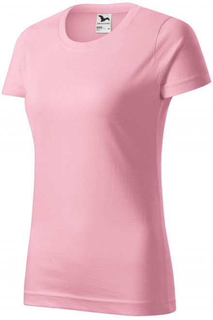 Tricou simplu pentru femei, roz, tricouri roz