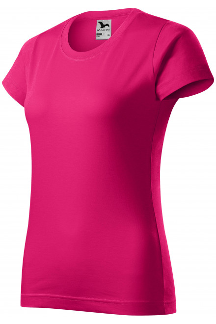 Tricou simplu pentru femei, zmeură, tricouri roz