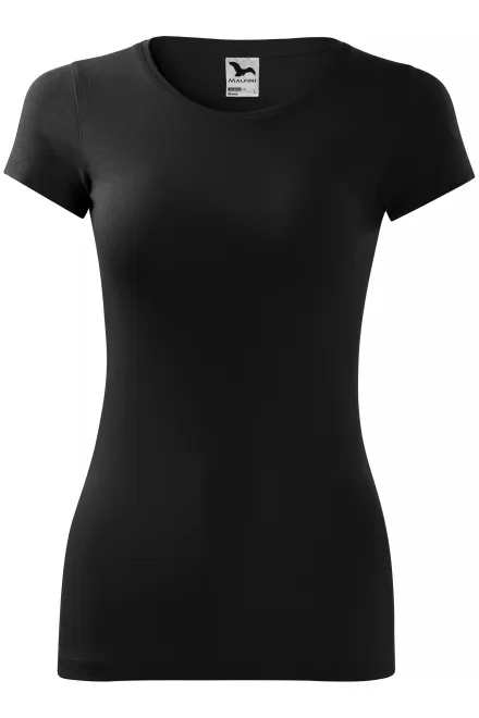 Tricou slim fit pentru femei - negru, XS