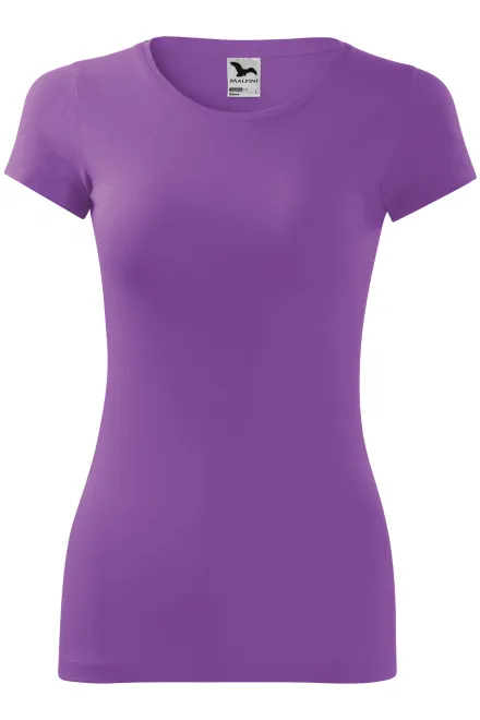 Tricou slim fit pentru femei - violet, XS