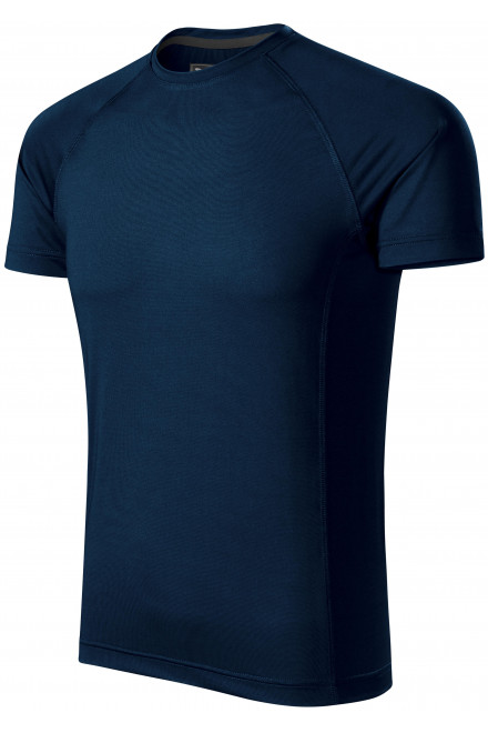 Tricou sport pentru bărbați, albastru inchis, tricouri fără imprimare