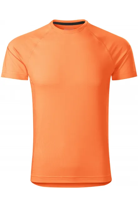 Tricou sport pentru bărbați - neon mandarin, M
