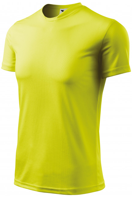 Tricou sport pentru copii, galben neon