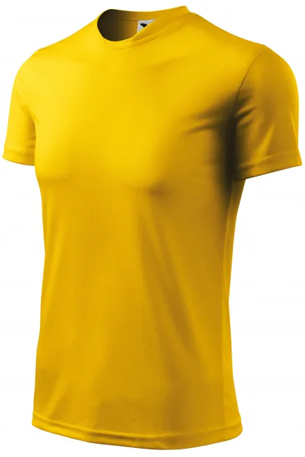 Tricou sport pentru copii, galben