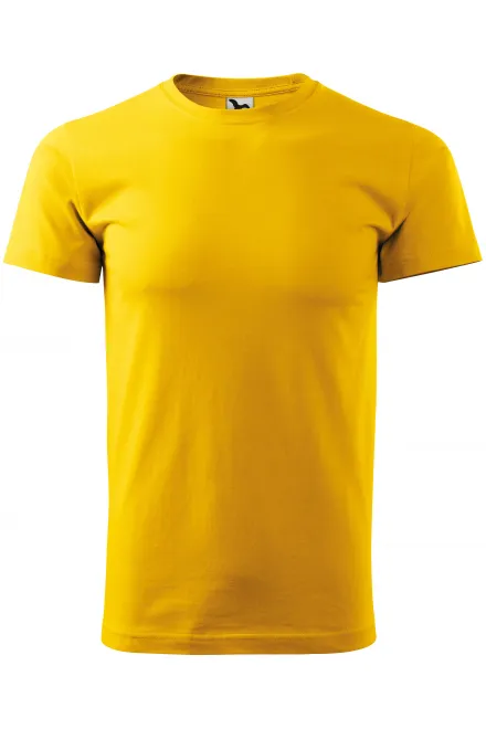Tricou unisex cu greutate mai mare - galben, XL