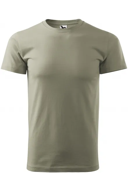 Tricou unisex cu greutate mai mare - kaki strălucitor, XL