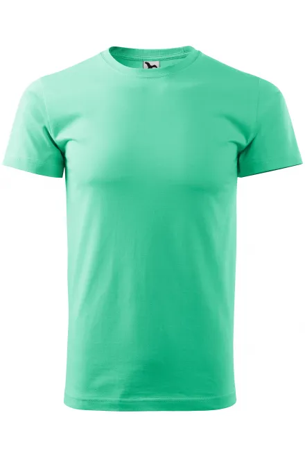 Tricou unisex cu greutate mai mare - mentă, XL