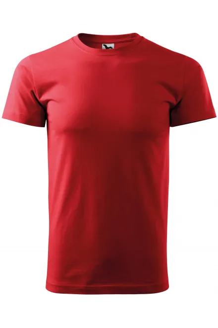 Tricou unisex cu greutate mai mare - roșu, XL