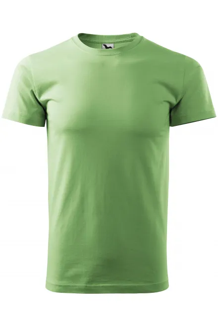 Tricou unisex cu greutate mai mare - verde mazăre, XL