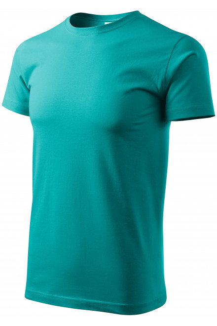 Tricou unisex cu greutate mai mare, verde smarald, tricouri pentru imprimare