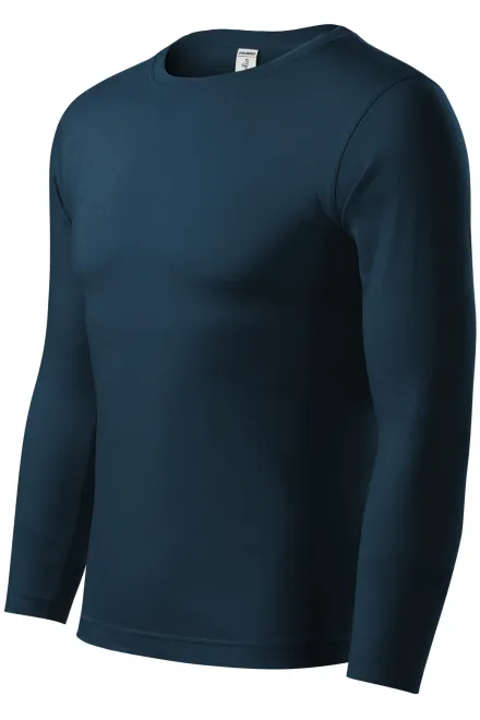 Tricou ușor cu mâneci lungi, albastru inchis