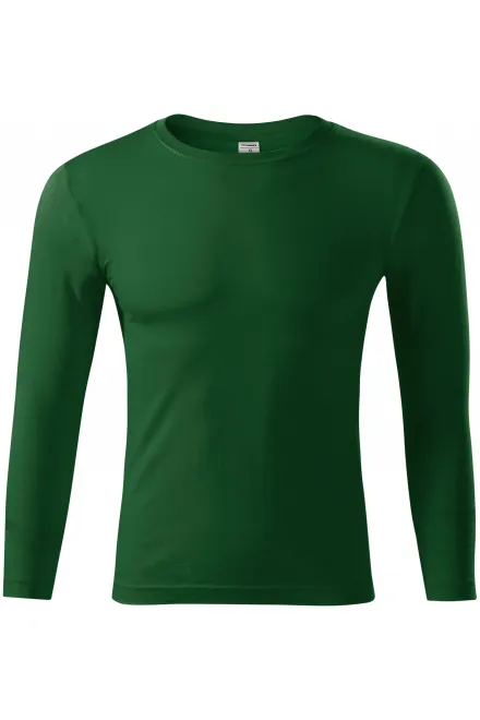Tricou ușor cu mâneci lungi - sticla verde, XS