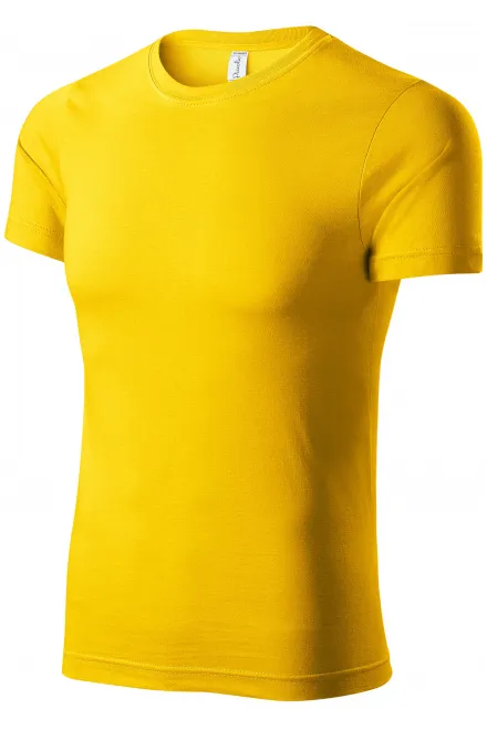 Tricou ușor cu mâneci scurte, galben