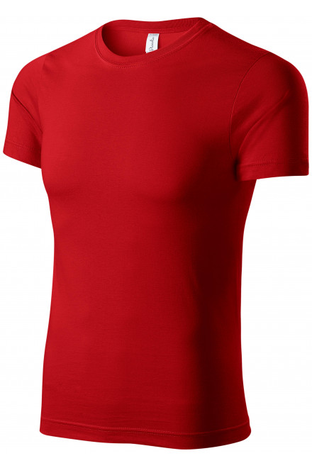 Tricou ușor cu mâneci scurte, roșu, tricouri din bumbac