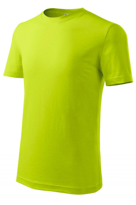 Tricou ușor pentru copii, verde lime, tricouri pentru copii